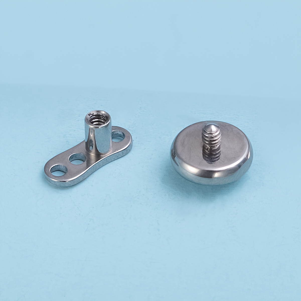 G23 Titanium Dermal Piercings with Synthetic Zirconia